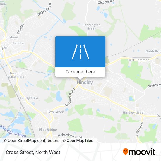 Cross Street map