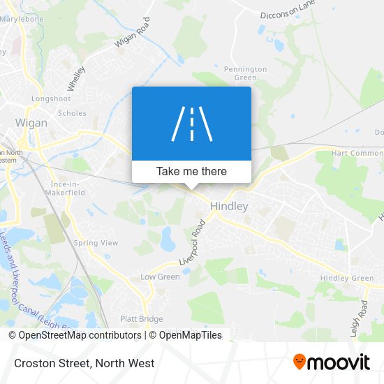 Croston Street map