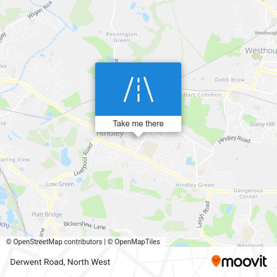 Derwent Road map