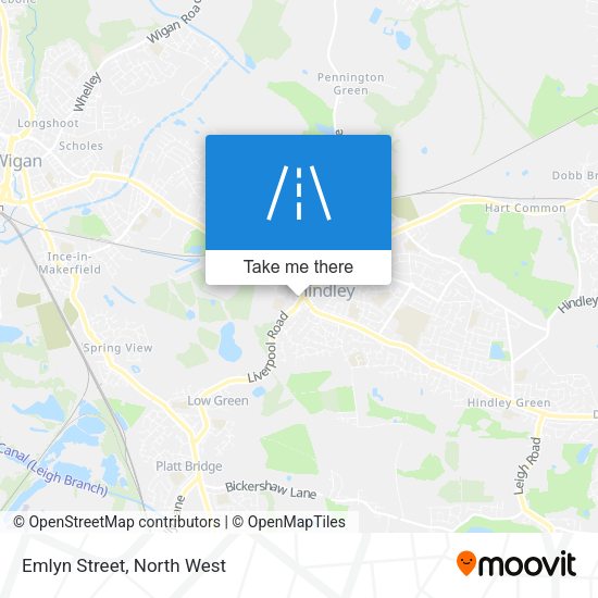 Emlyn Street map