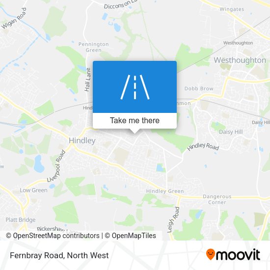 Fernbray Road map
