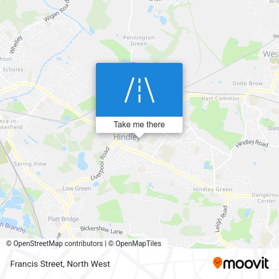 Francis Street map