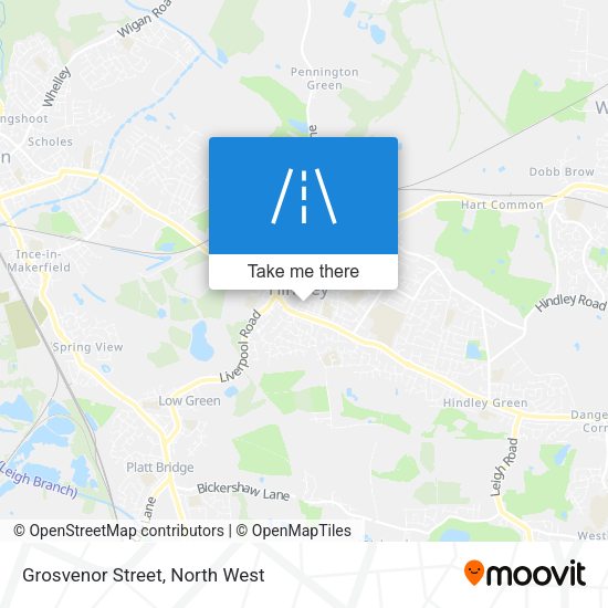 Grosvenor Street map