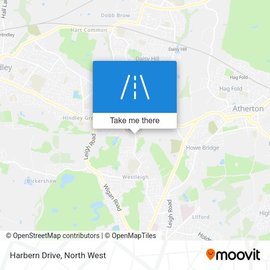 Harbern Drive map