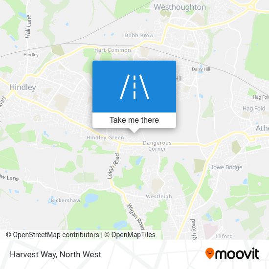 Harvest Way map