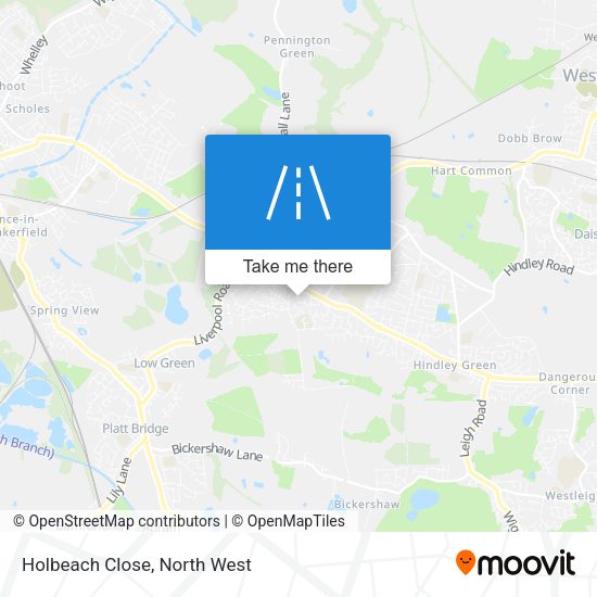 Holbeach Close map