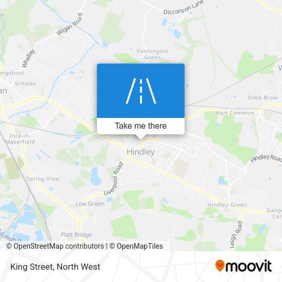 King Street map