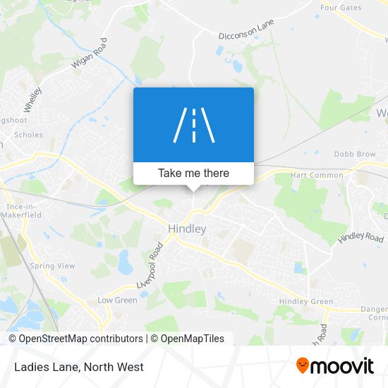 Ladies Lane map