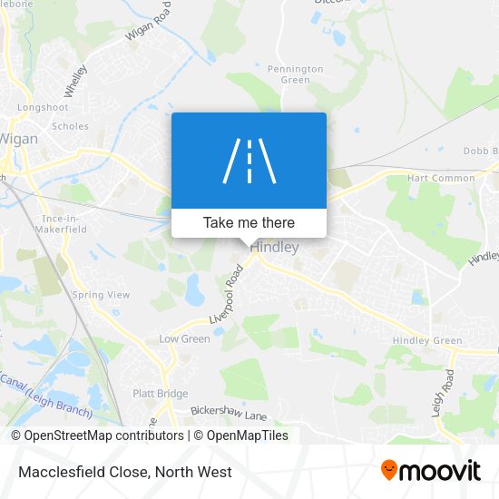 Macclesfield Close map