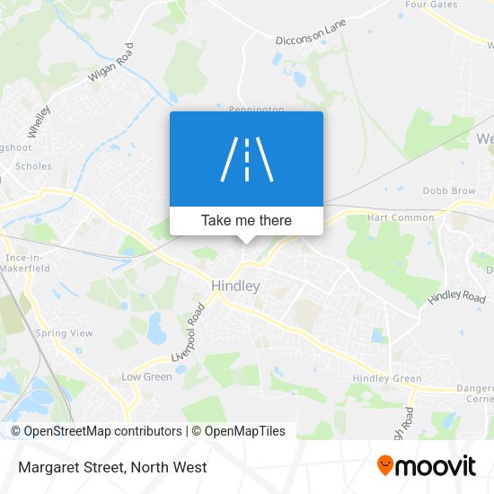 Margaret Street map