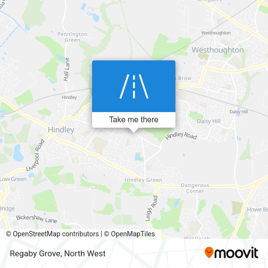 Regaby Grove map