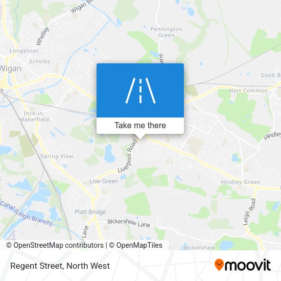 Regent Street map