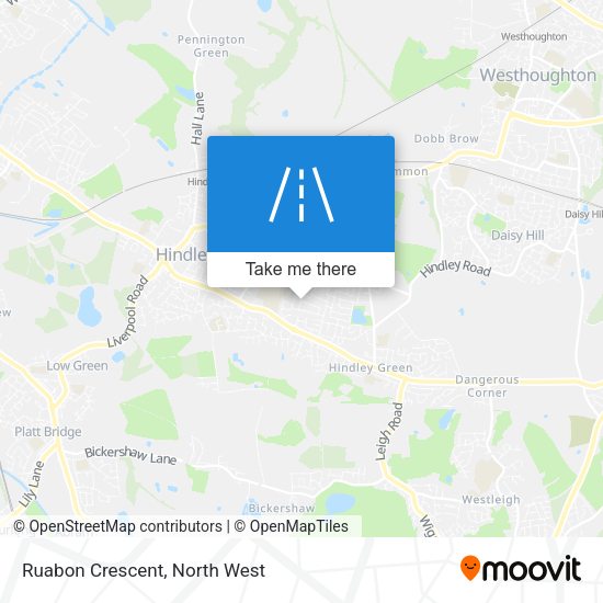 Ruabon Crescent map