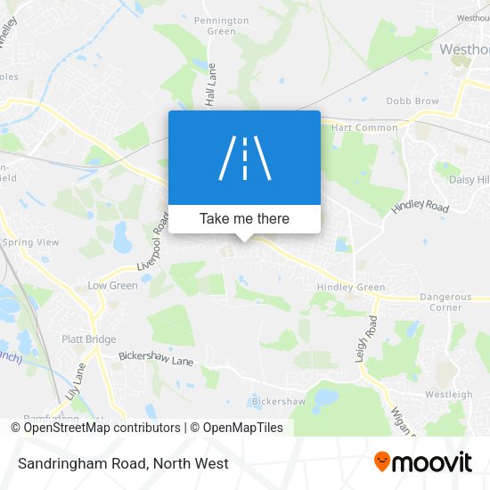 Sandringham Road map