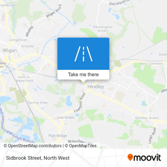 Sidbrook Street map