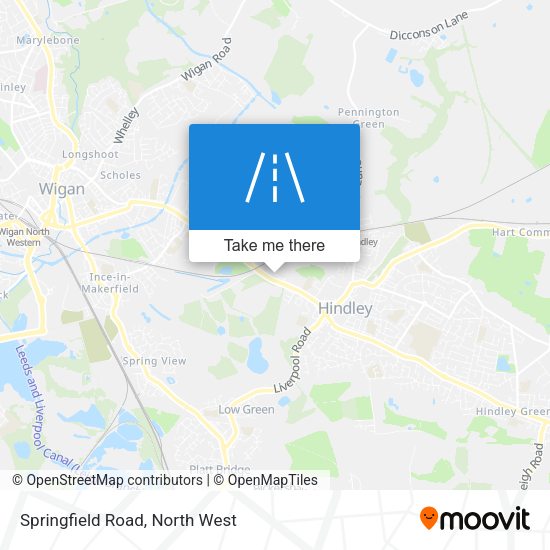 Springfield Road map