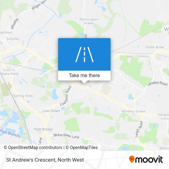 St Andrew's Crescent map
