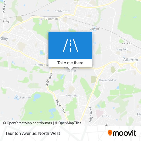 Taunton Avenue map