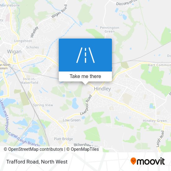 Trafford Road map