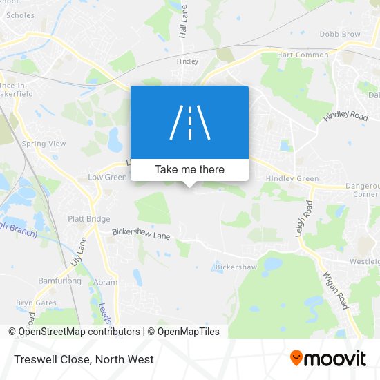 Treswell Close map