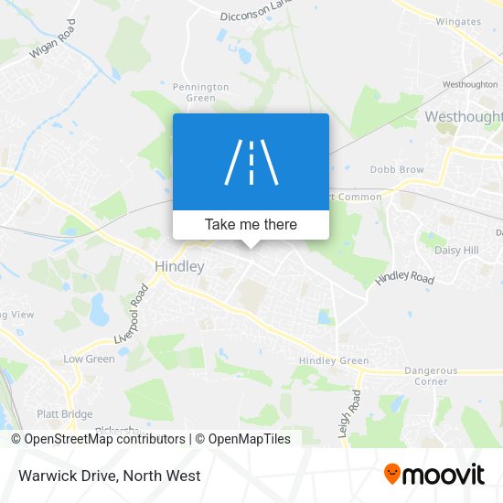 Warwick Drive map