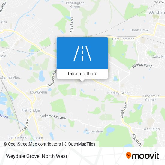 Weydale Grove map