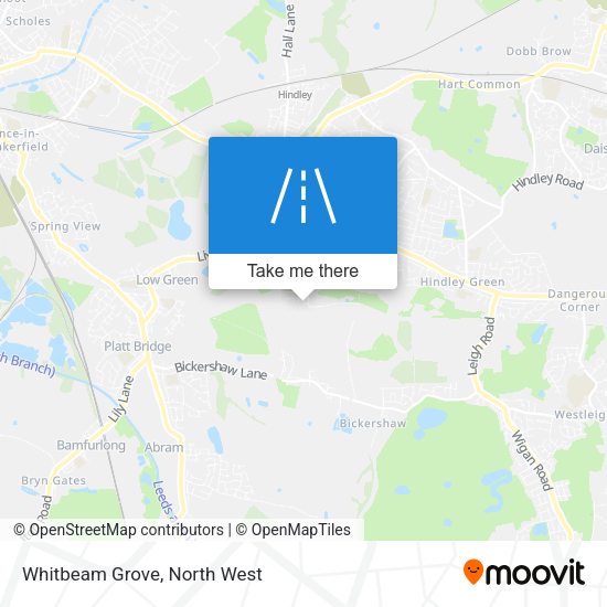 Whitbeam Grove map