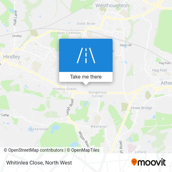Whitinlea Close map