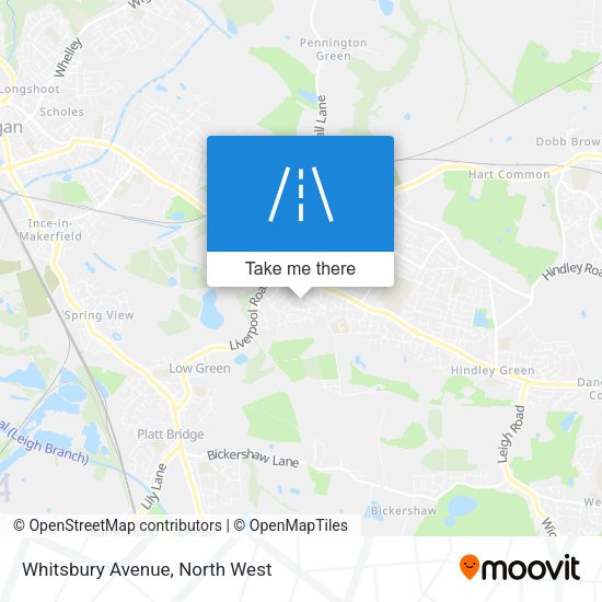 Whitsbury Avenue map