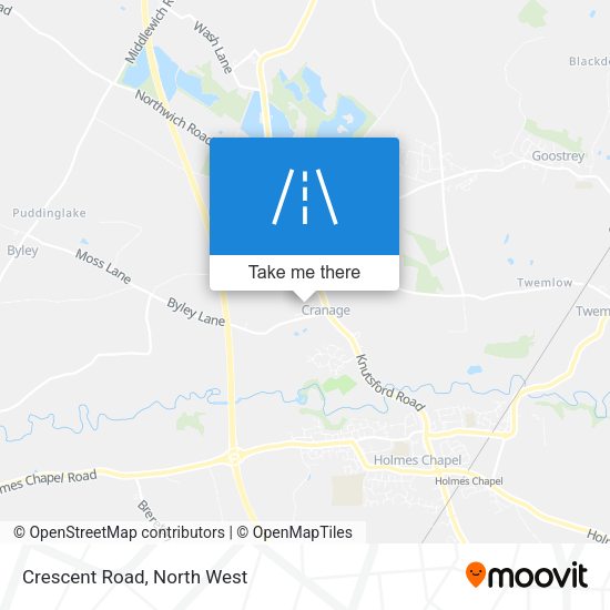Crescent Road map