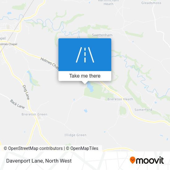 Davenport Lane map