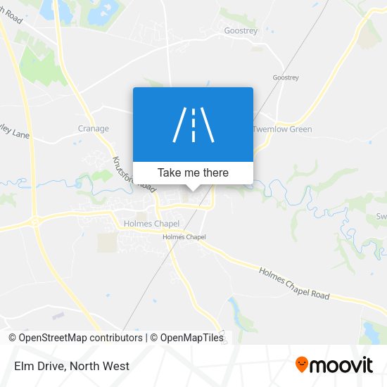 Elm Drive map
