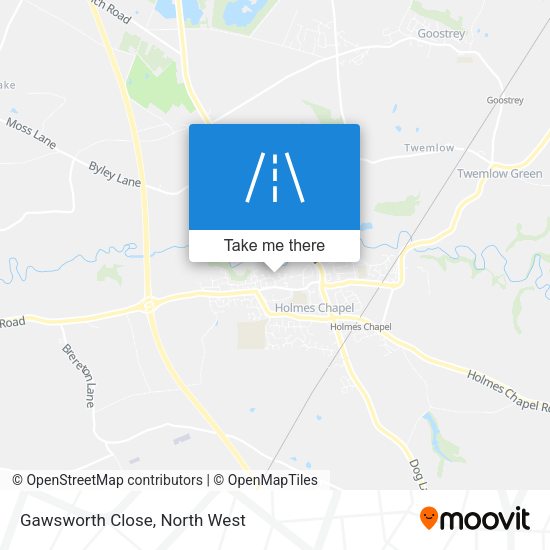 Gawsworth Close map