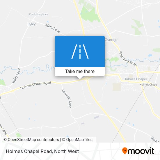 Holmes Chapel Road map