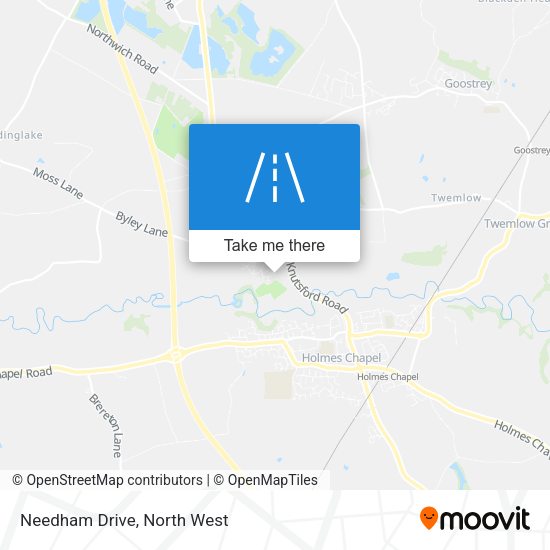 Needham Drive map