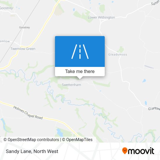 Sandy Lane map