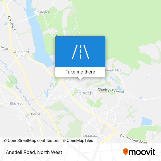 Ansdell Road map