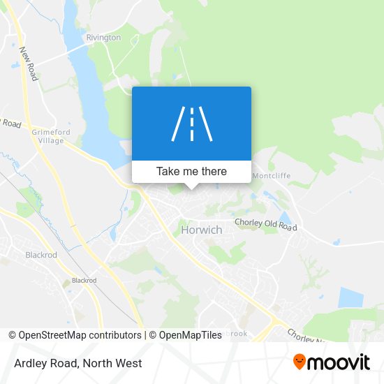 Ardley Road map