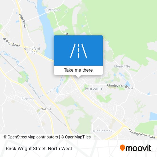 Back Wright Street map