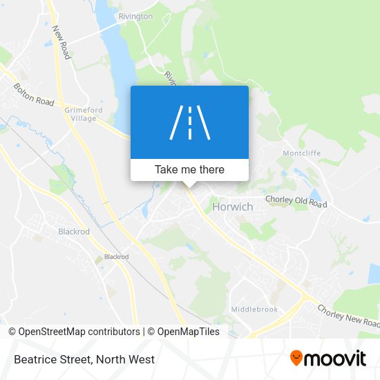 Beatrice Street map