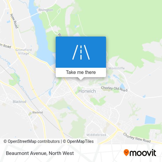 Beaumont Avenue map
