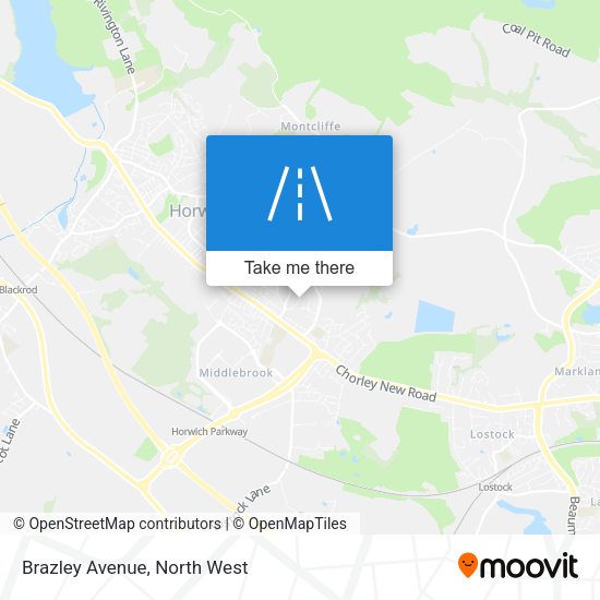 Brazley Avenue map