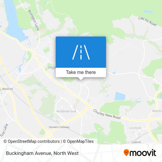Buckingham Avenue map
