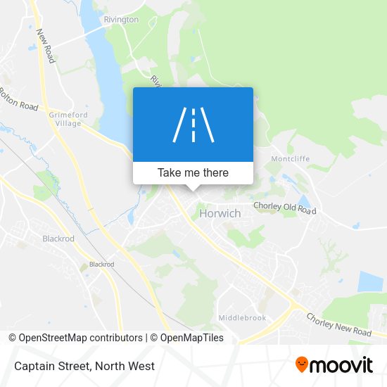 Captain Street map