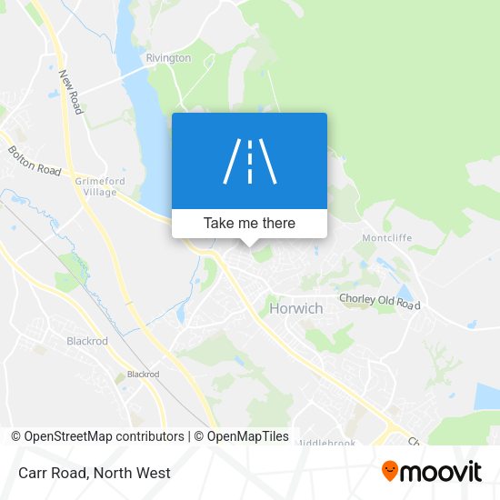Carr Road map
