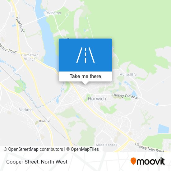 Cooper Street map