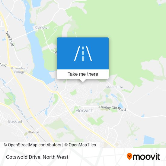 Cotswold Drive map
