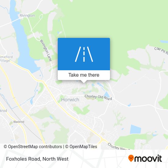 Foxholes Road map
