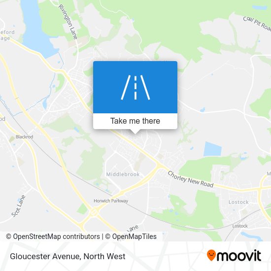 Gloucester Avenue map