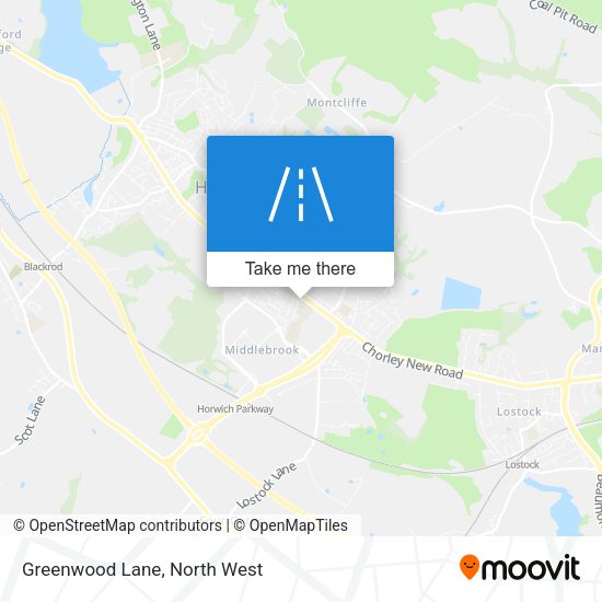 Greenwood Lane map